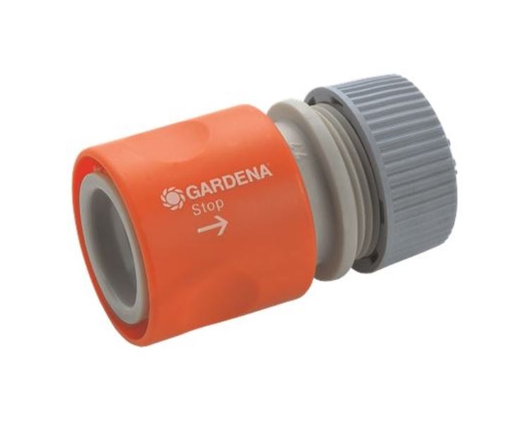 Slangekobling m/stop, 3/4"