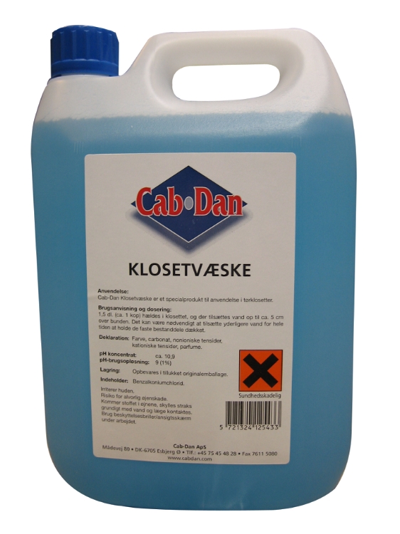 Cab-Dan Klosetvæske, 2,5 l