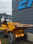 Thwaites 3 Ton m/drejelig tip, Brugt dumper