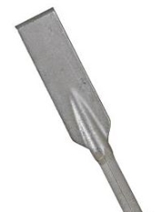 Spademejsel, 22x82,5 mm, 120x400 mm