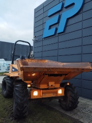Thwaites 6 Tonne m/drejeligt tip, Brugt dumper