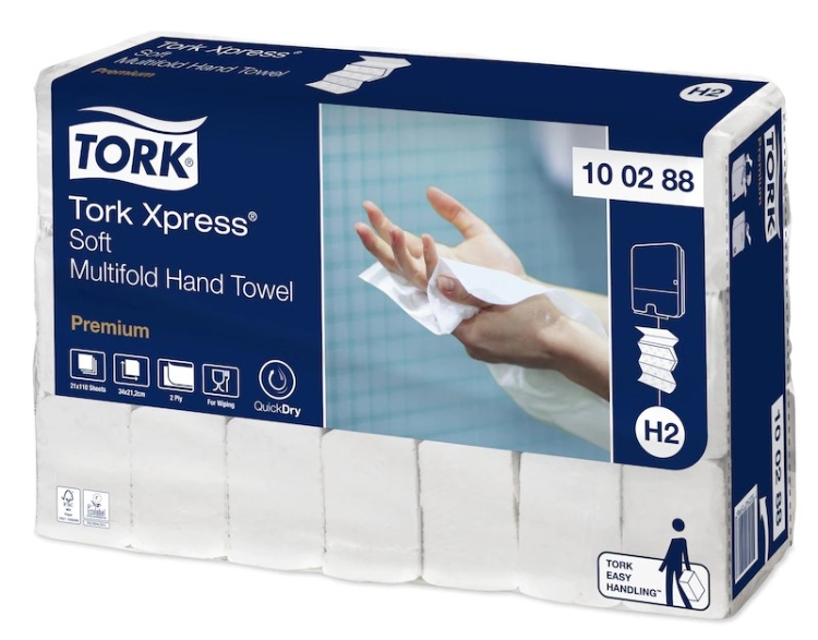 Håndklædeark Tork Xpress advanced H2 