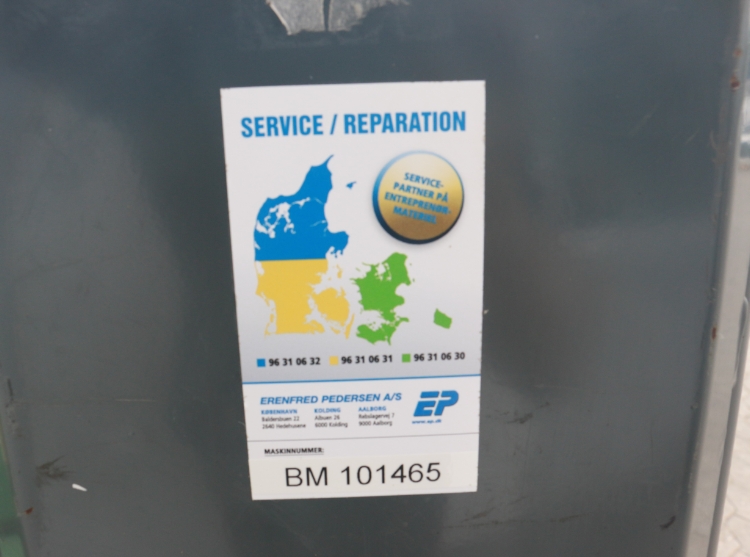 HTC 550 Greyline, Brugt slibemaskine