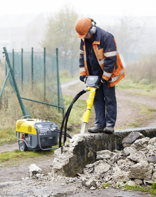 Atlas Copco LH230E, nakke 25x108, håndholdt hydraulikhammer