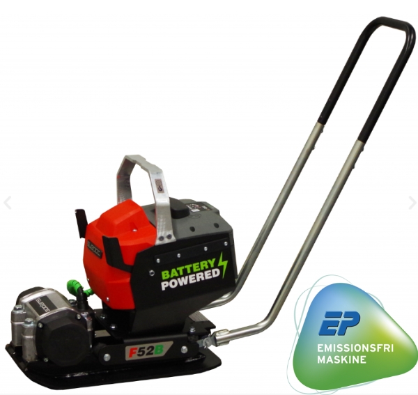 Swepac F52B, Pladevibrator 