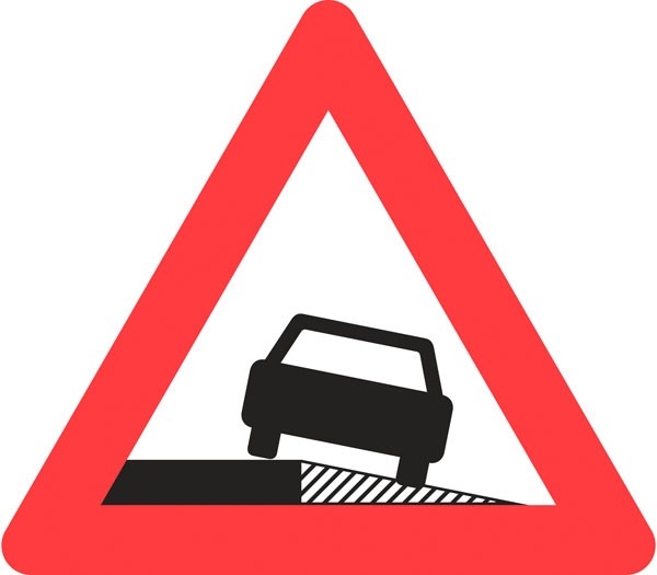 Advarselstavle A35, 70 cm