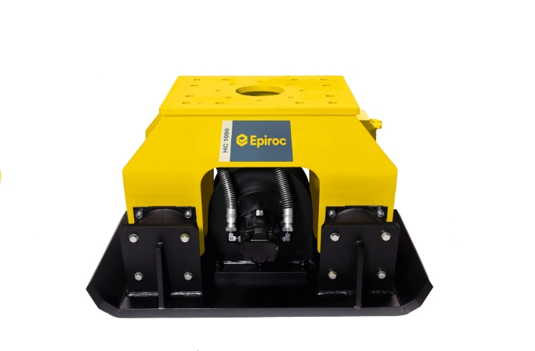 Epiroc HC1050 Pladevibrator (360° rotation), Maskinbåren