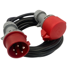 Kabelsæt CEE 16A neopren 5G1,5 5m m/fasevender