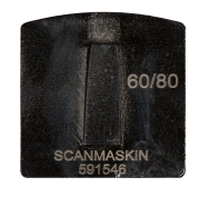 WSM Black, 12 mm, #60/80, Double