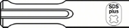 Spademejsel, SDS+, 60x250 mm