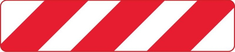 Spærrebom O43.2, 240x50 cm