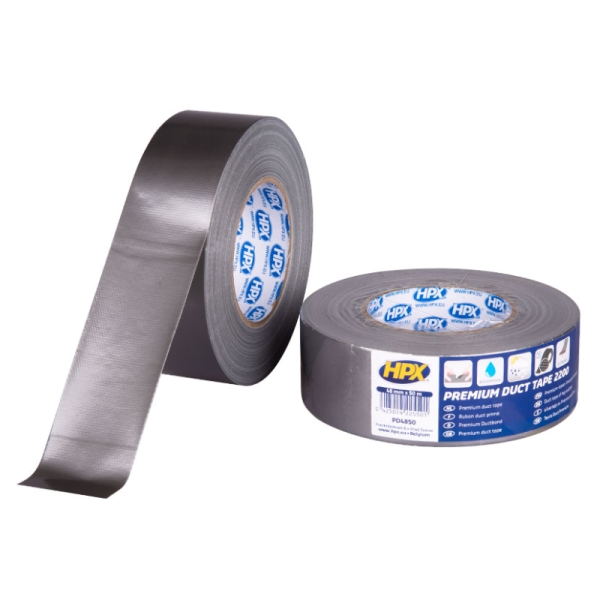 Gaffatape 48 mm x 50 m – Super Heavy Duty (Sølv)