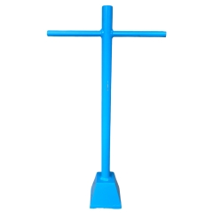 Asfalt-/jordstøder, 12,5 kg, 85 cm, Blå