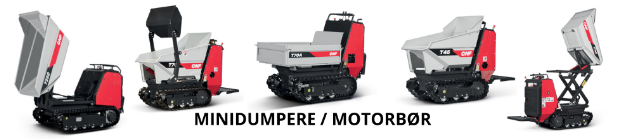 CNF minidumpere/motorbør