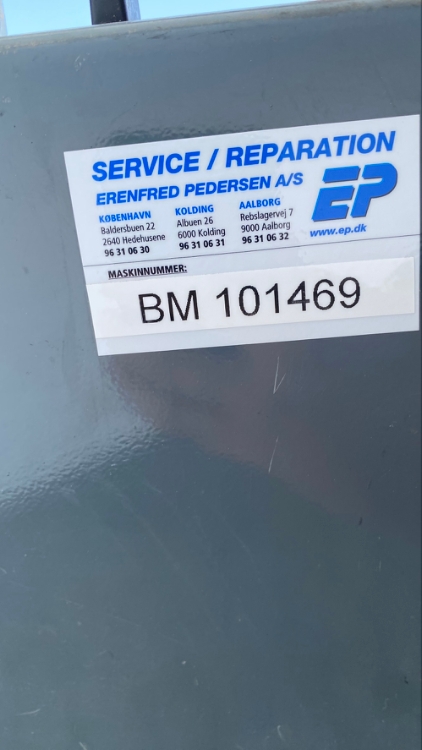 HTC 550 Greyline, Brugt slibemaskine