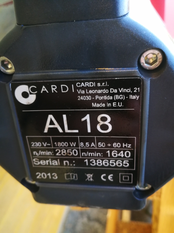 Cardi AL 18, Brugt kædesav