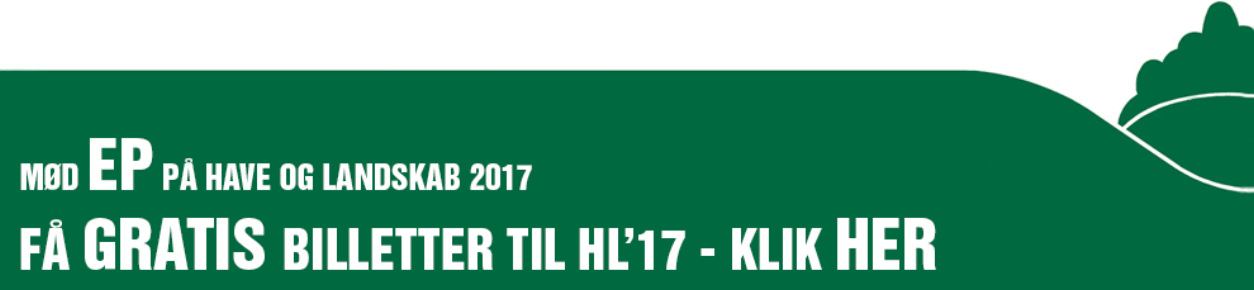 Få din gratis billet til Have & Landskab gennem Erenfred Pedersen A/S her
