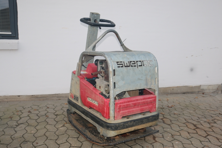 Swepac FB 510, Brugt pladevibrator