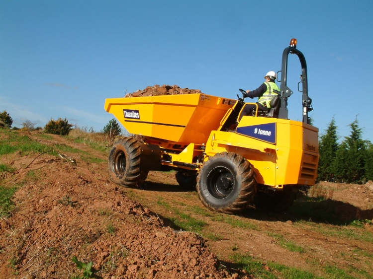 Thwaites 9 Ton, m/drejelig tip