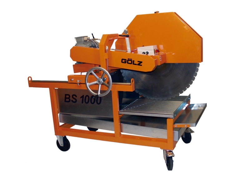 Gölz BS1000, Stenskæremaskine