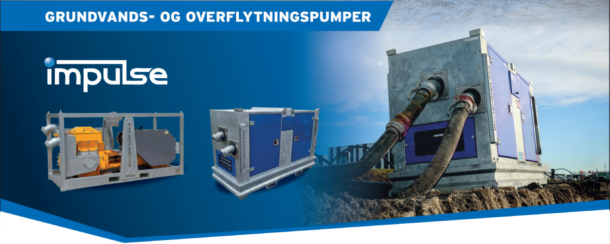 Impulse grundvands- og overflytningspumpe