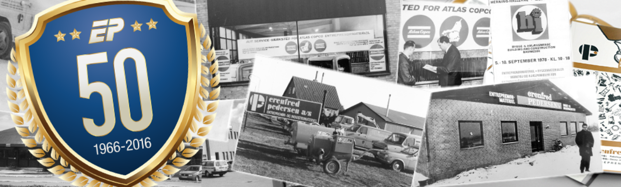 Erenfred Pedersen A/S fejrer 50 års jubilæum - 1966-2016