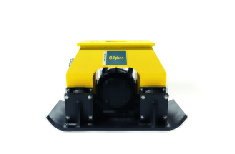 Epiroc HC450 Pladevibrator (360° rotation), Maskinbåren