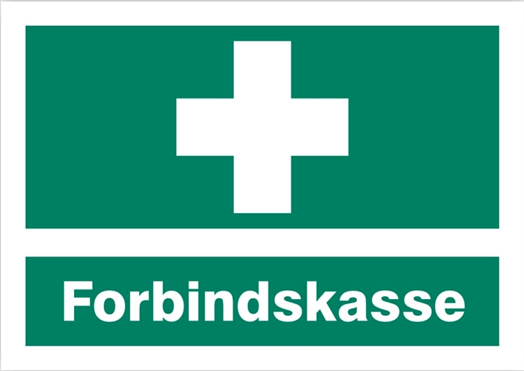 Sikkerhedsskilt "Forbindskasse"