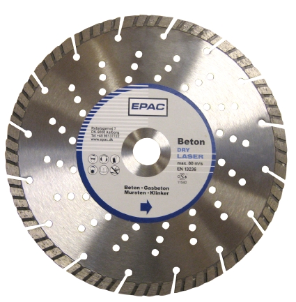 EPAC Ø230x22,2 mm, Diamantklinge m/huller