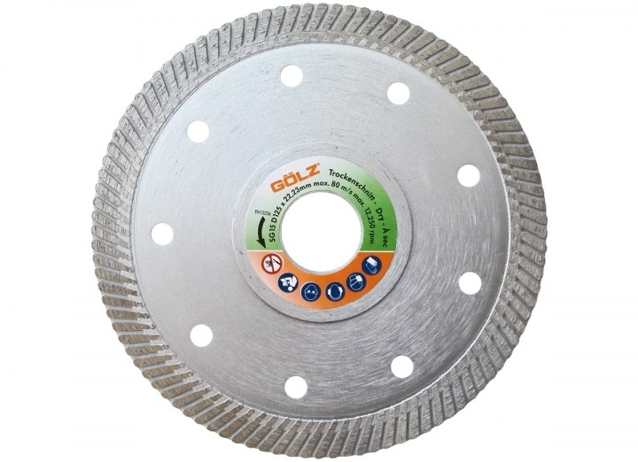 Gölz SG 15, Ø125x22,2 mm, Diamantskive