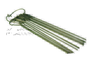 Landmålerstikkere, 11 stk, Sæt