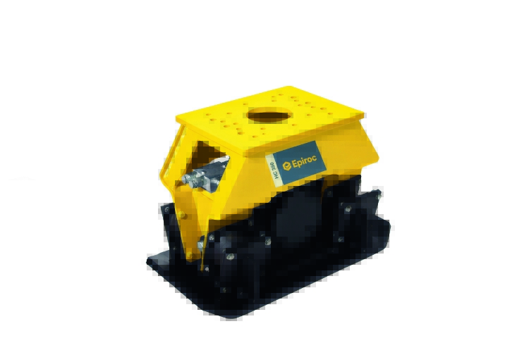 Epiroc HC350 Pladevibrator (statisk), Maskinbåren