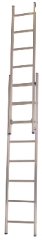 Skydestige, 8,8 m, 17+17 trin, 2-delt, Standard