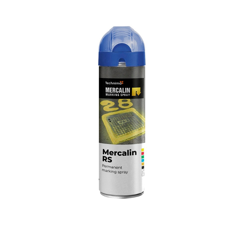 Mercalin Mærkespray, Blå, 500 ml