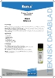 Teknisk datablad, Afrenser DL-44L, Dunk, 5 l