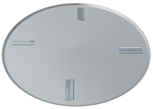 Swepac Glittetallerken, Ø610 mm 