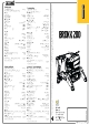 Brokk 200, Tekniske Data