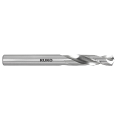 Spiralbor DIN 1897 Type N kort, HSS-R 8,0 mm