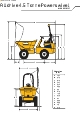 Teknisk datablad, Thwaites 4,5 Ton, m/drejelig tip