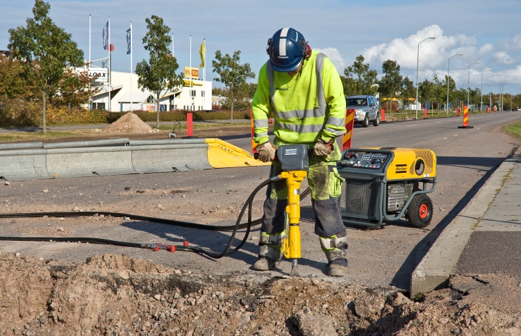 Atlas Copco LH230E, nakke 28x152, håndholdt hydraulikhammer