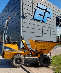 Thwaites 2 Tonne m/drejelig højtip, Brugt dumper