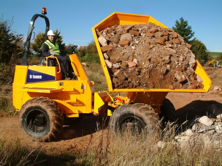 Thwaites 9 Ton, m/drejelig tip