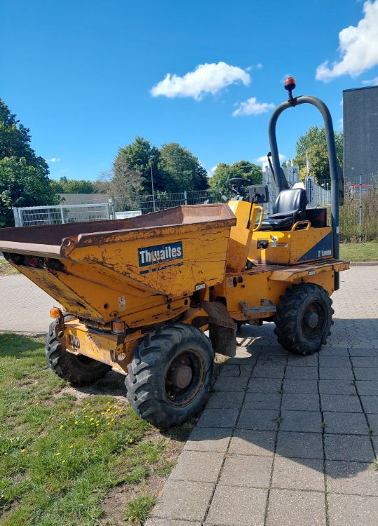 Thwaites 2 Tonne m/dr. højtip, Brugt dumper