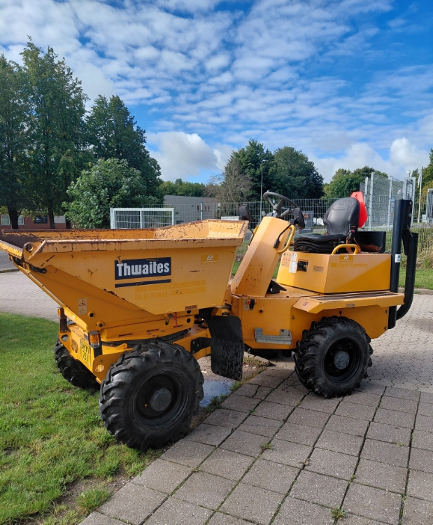 Thwaites 2 Tonne Hi-Swivel, Brugt dumper