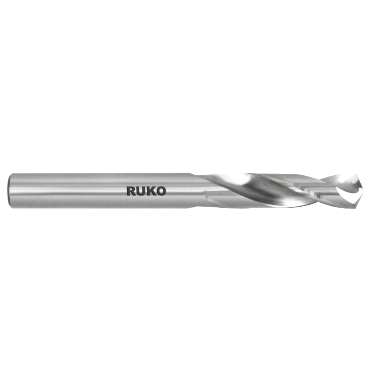 Spiralbor DIN 1897 Type N kort, HSS-R 6,0 mm