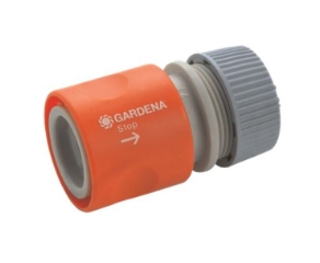 Gardena Slangekobling m/stop, 1/2"