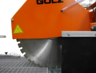 Gölz BS650, Stenskæremaskine