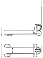 Pallevogn NH PLM2500BN, NH Handling
