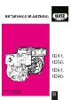 Hatz 1D42C-B11, Brugermanual